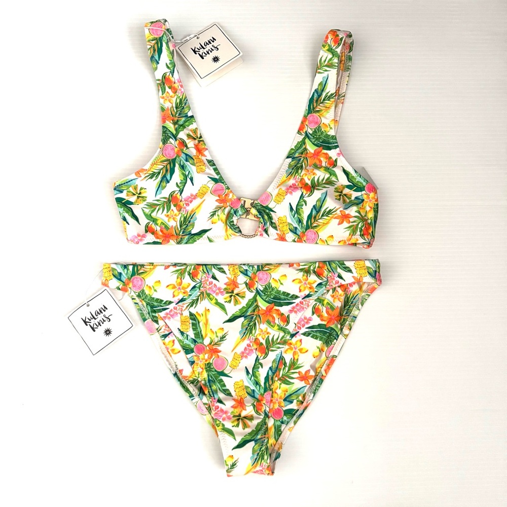 Kulani Kinis Bikini Set In Golden Hour Size Medium - Picture 3 of 11